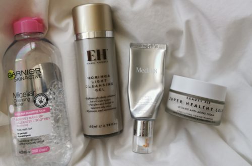 My Current evening skincare routine with retinol