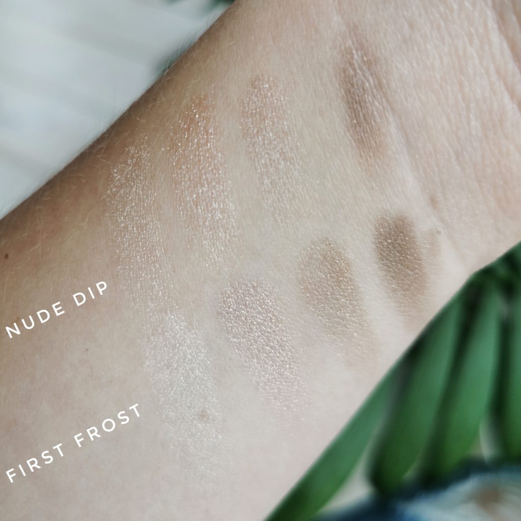 Tom Ford First Frost and Nude Dip comparison