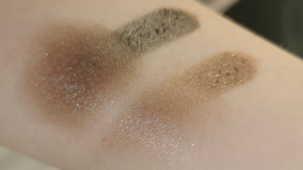 Victoria Beckham Beauty Lid Lustre Mink and Tea Rose swatches