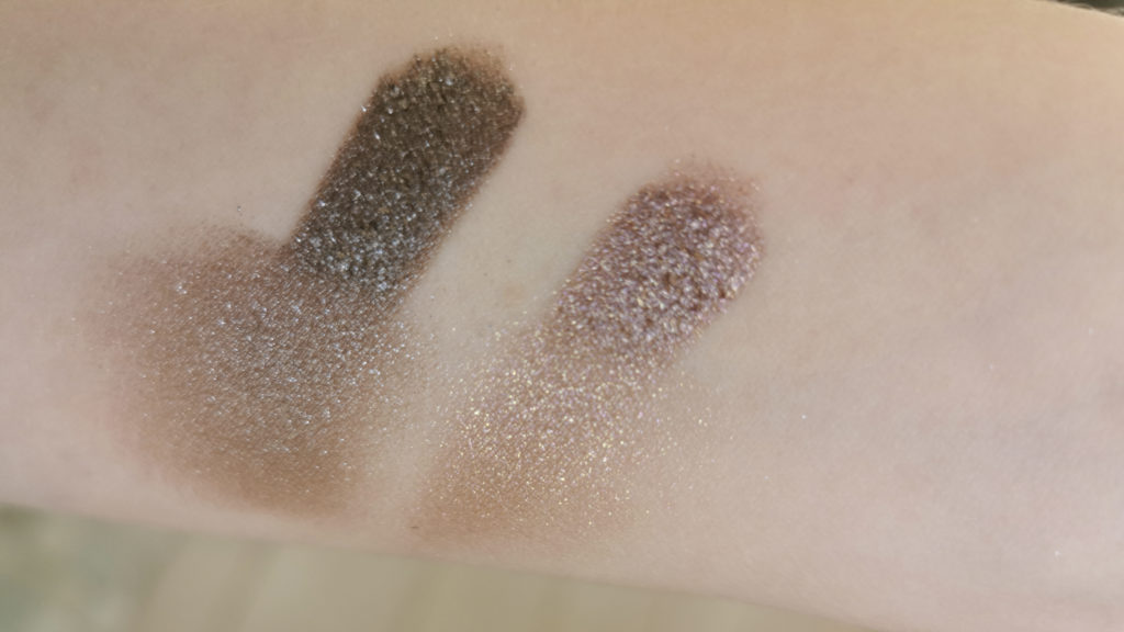 Victoria Beckham Beauty Lid Lustre Mink and Tea Rose swatches