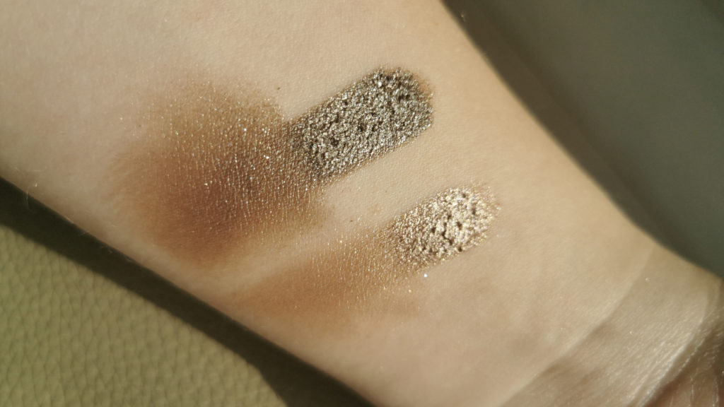 Victoria Beckham Beauty Lid Lustre Mink and Tea Rose swatches